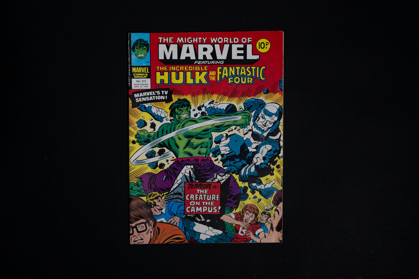 Mighty World of Marvel ft. Hulk & Fantastic Four, Marvel UK Comics Bundle, 1978 /1979