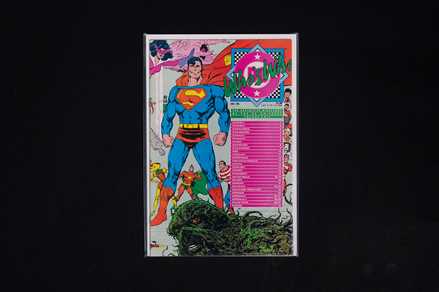 Who's Who : DC Universe Directory, #1-26 Complete set [1985-1987] PLUS Update edition [1988], DC Comics