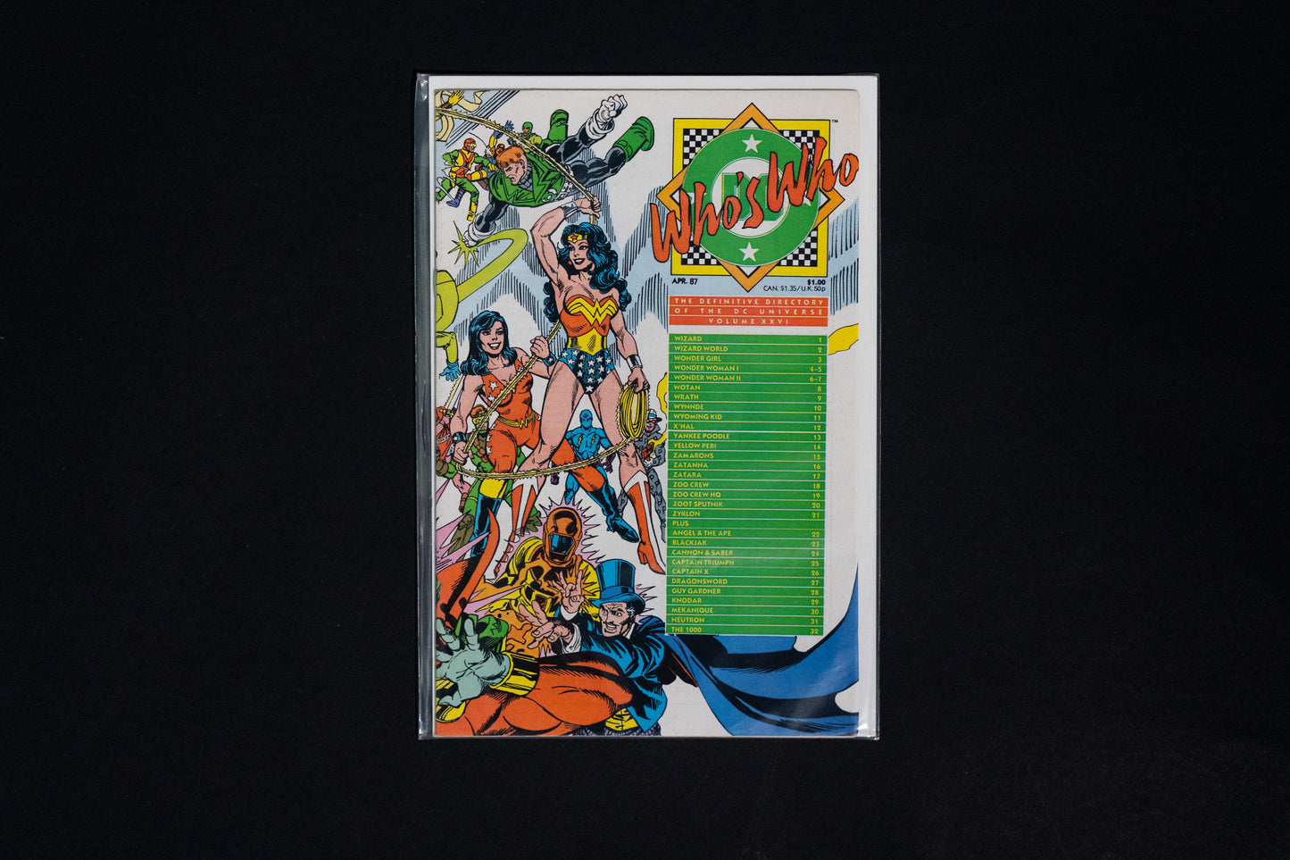 Who's Who : DC Universe Directory, #1-26 Complete set [1985-1987] PLUS Update edition [1988], DC Comics