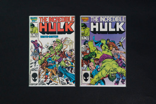 The Incredible Hulk, #321 & 322, Marvel Comics, 1986