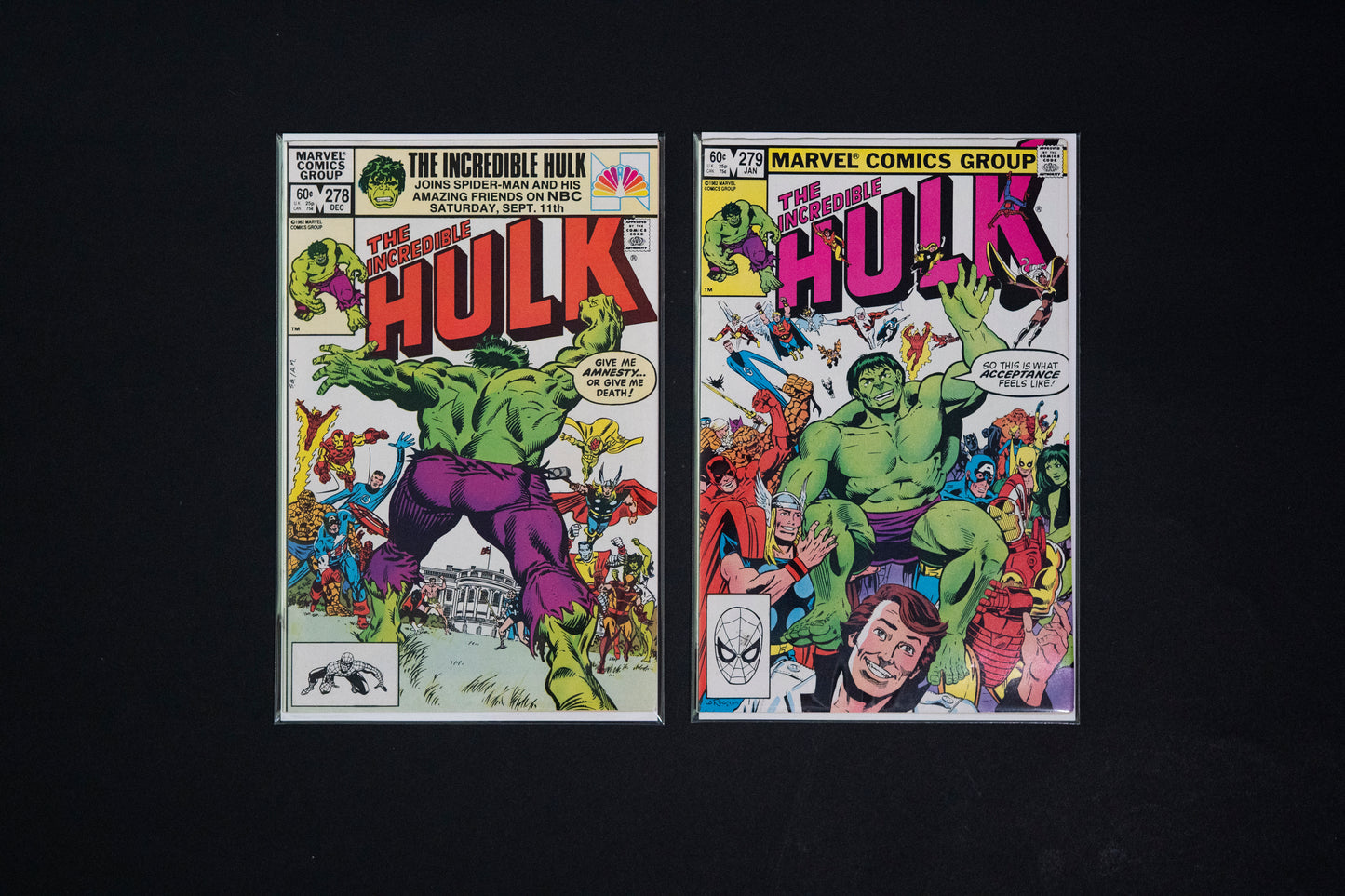 The Incredible Hulk, #278 & 279, Marvel Comics, 1983