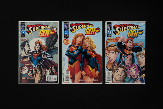 Superman, Gen 13, #1-3, Complete Series, DC / Wildstorm Comics, 2000