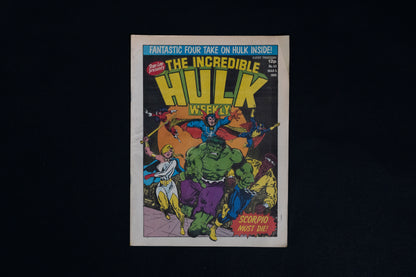 Hulk Comic Weekly, Marvel UK Comics Bundle, 1979 /1980