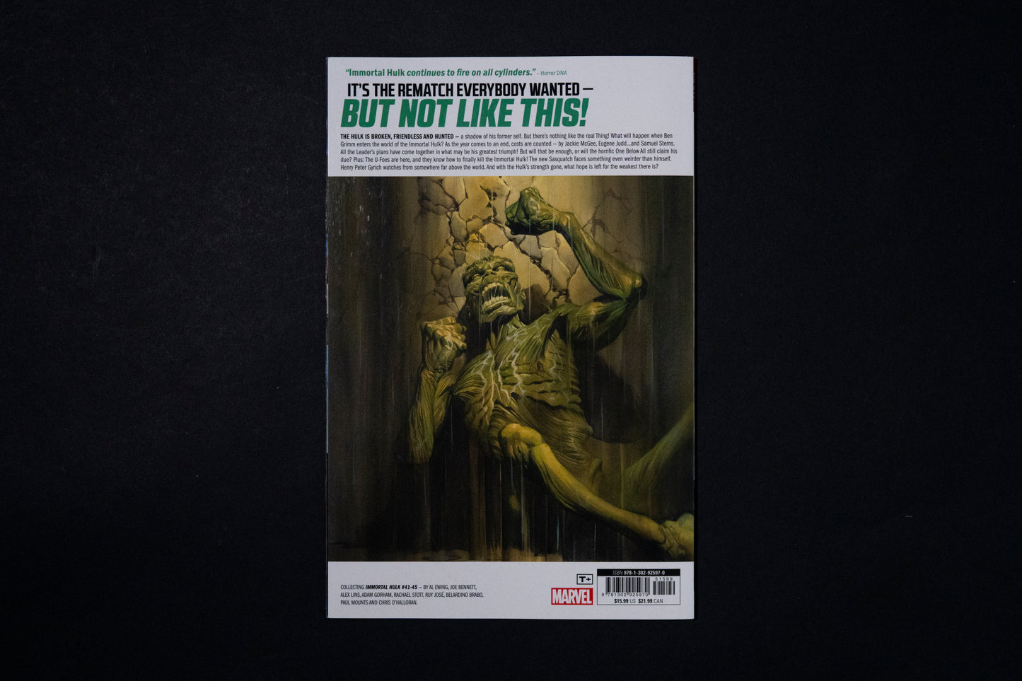 The Immortal Hulk, The Weakest One There Is, #9, Marvel Comics - 9781302925970