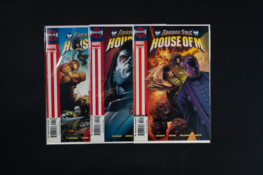 Fantastic Four, House of M, #1-3 Complete Limited Series, Marvel Comics, 2005