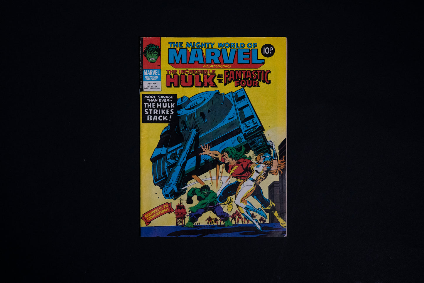 Mighty World of Marvel ft. Hulk & Fantastic Four, Marvel UK Comics Bundle, 1978 /1979