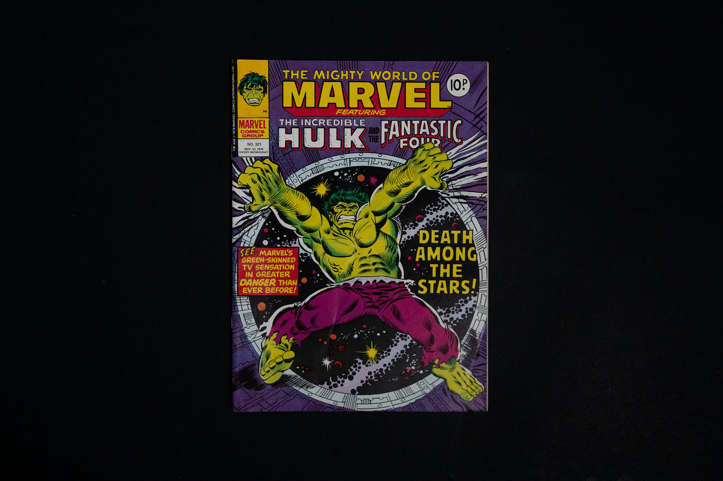 Mighty World of Marvel ft. Hulk & Fantastic Four, Marvel UK Comics Bundle, 1978 /1979