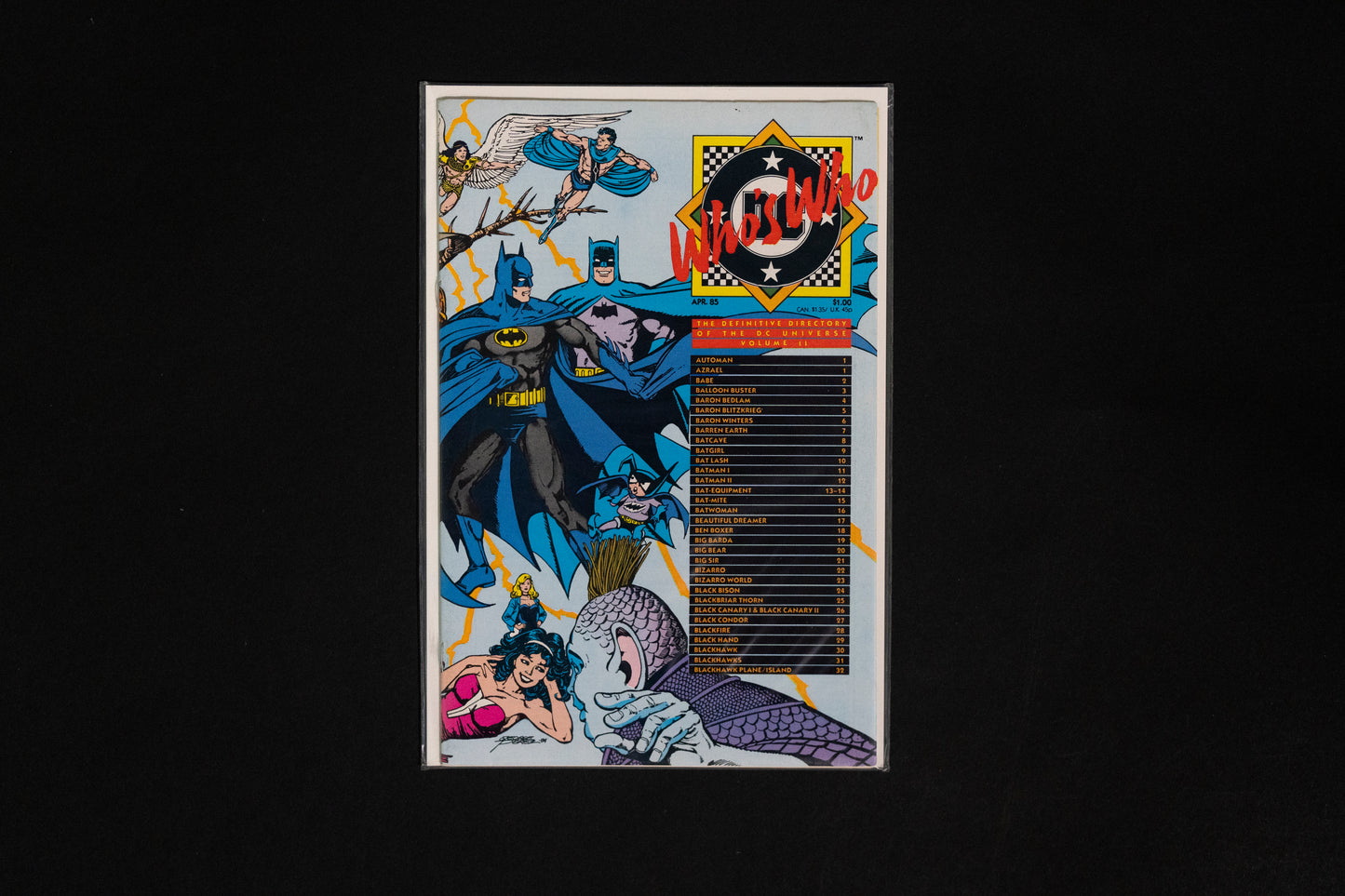 Who's Who : DC Universe Directory, #1-26 Complete set [1985-1987] PLUS Update edition [1988], DC Comics