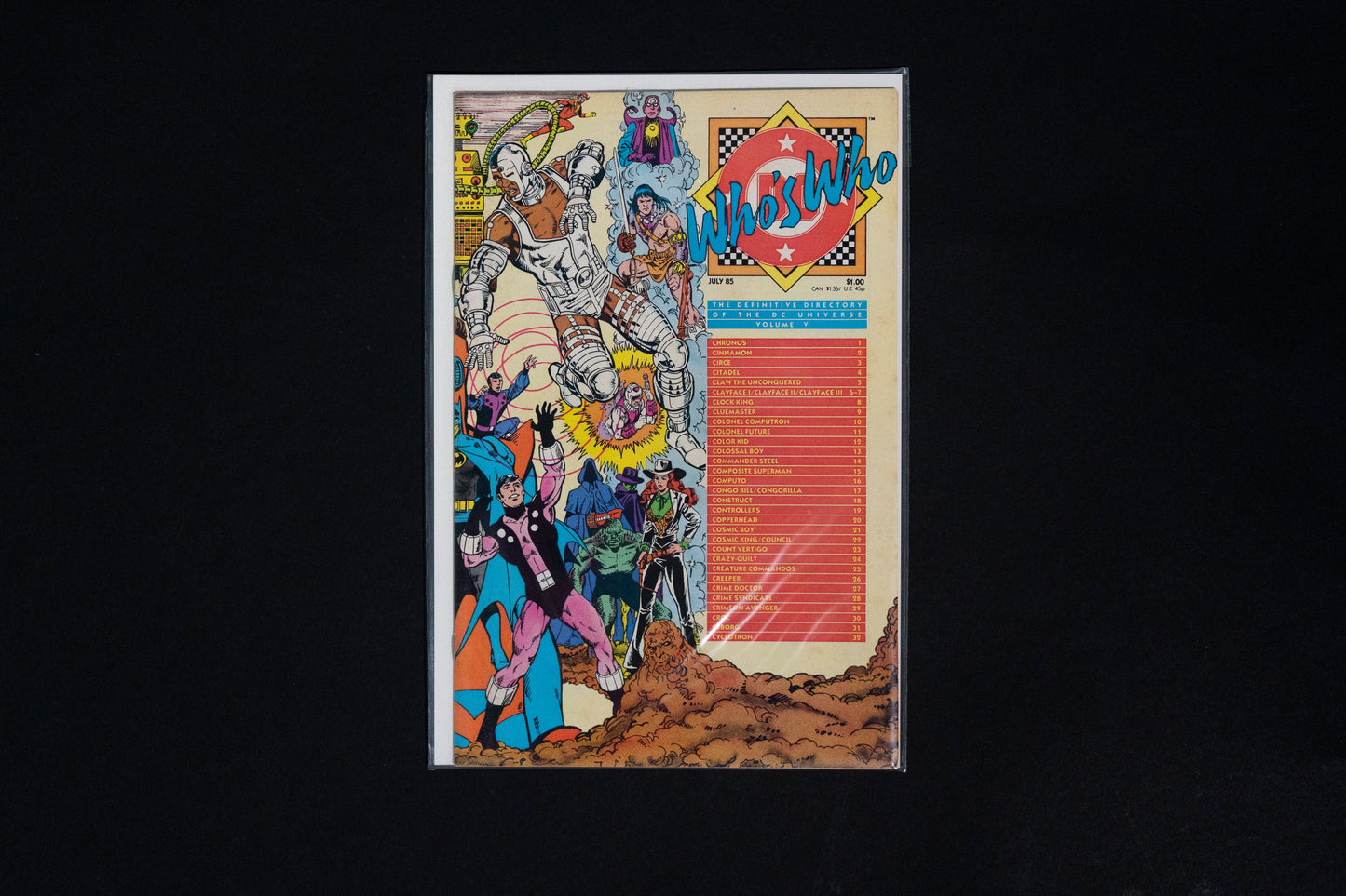 Who's Who : DC Universe Directory, #1-26 Complete set [1985-1987] PLUS Update edition [1988], DC Comics