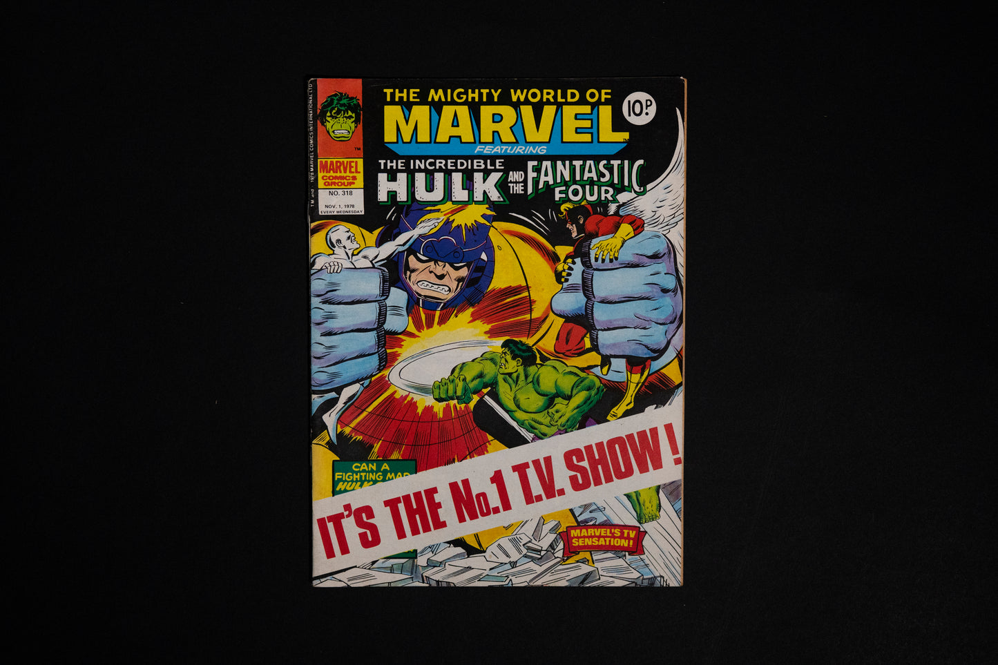 Mighty World of Marvel ft. Hulk & Fantastic Four, Marvel UK Comics Bundle, 1978 /1979