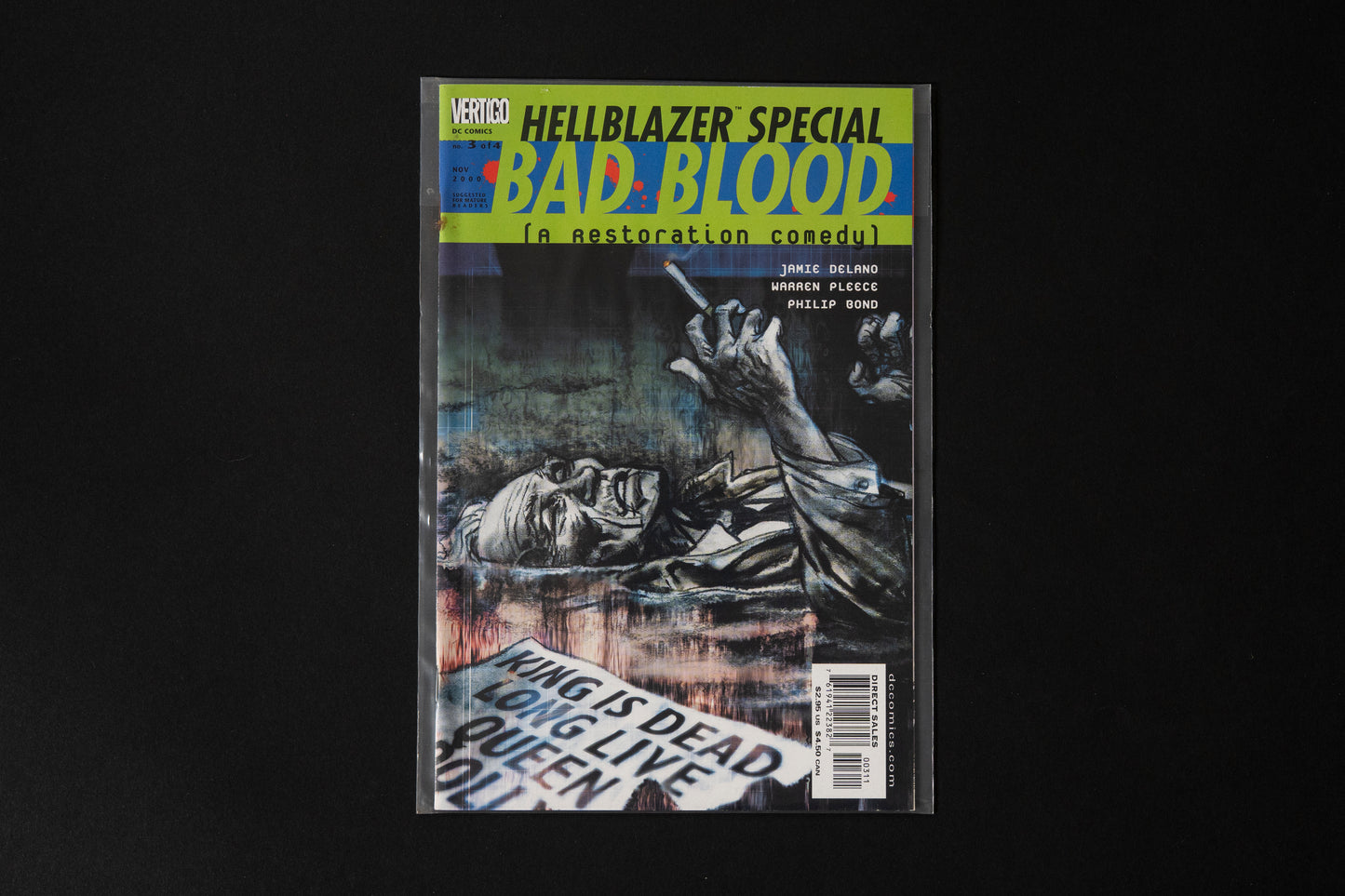 Hellblazer, Special, Bad Blood (A Restoration Comedy),  #1-4 Complete Set, DC / Vertigo Comics, 2000