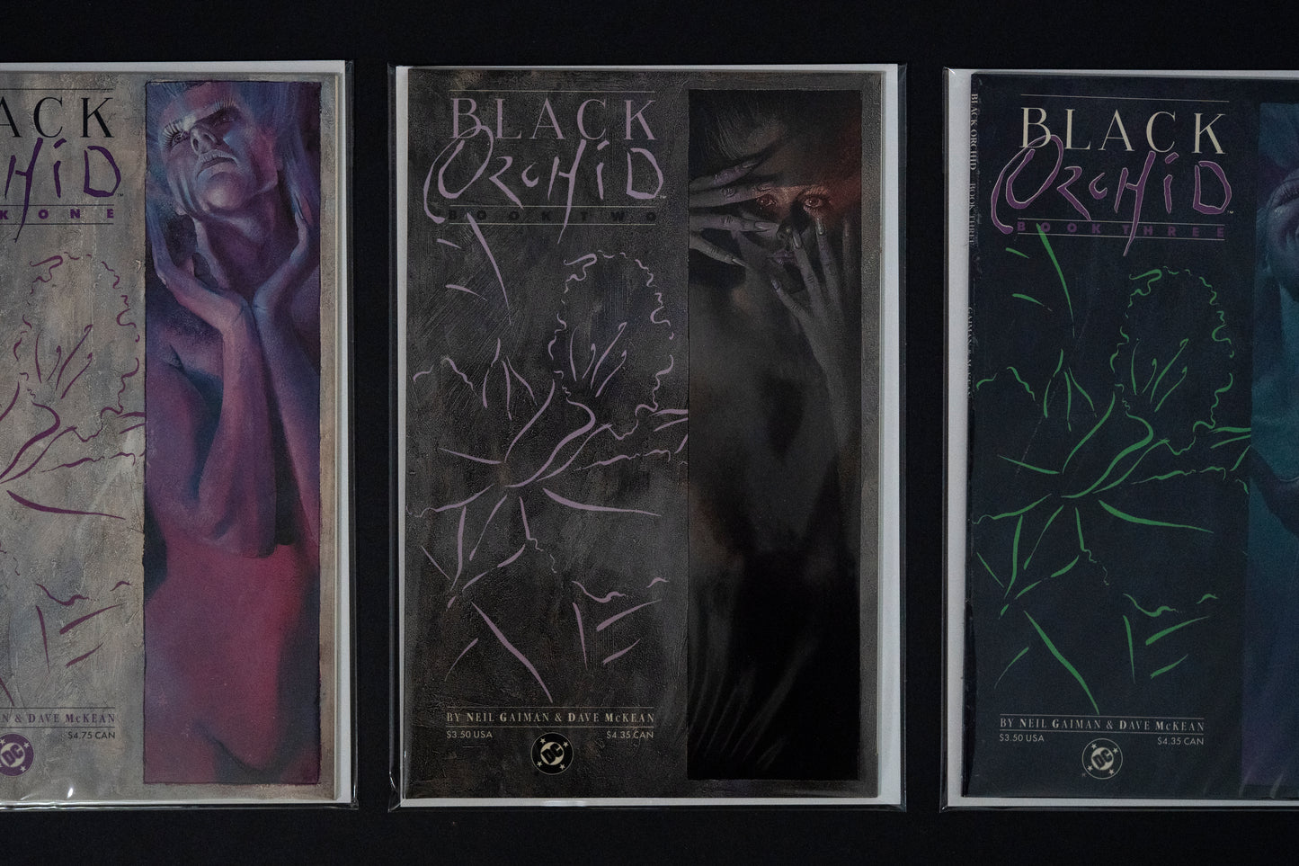 Black Orchid, Complete set books #1-3, DC Comics, 1988