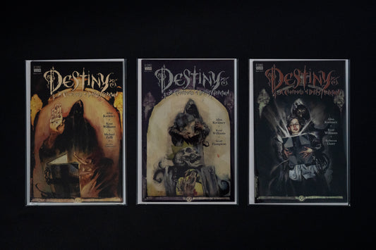 Destiny, A Chronicle of Deaths Foretold, Complete set books #1-3, Vertigo Comics, 1997