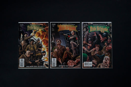 Adventures in the Rifle Brigade, Complete set #1-3, Vertigo Comics, 2000