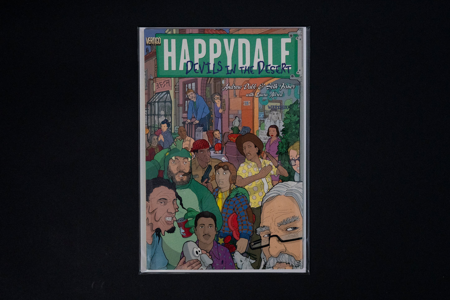 Happydale, Devils in the Desert, Complete set books #1 & 2 Vertigo Comics, 1999