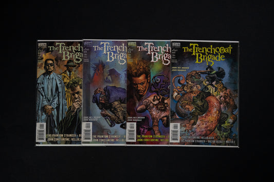 The Trenchcoat Brigade, Complete set #1-4, Vertigo Comics, 1999