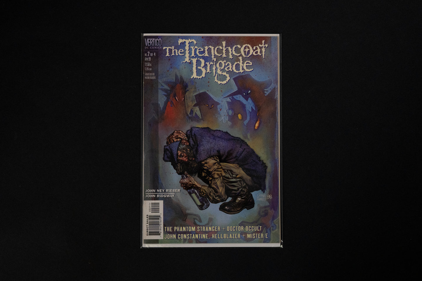 The Trenchcoat Brigade, Complete set #1-4, Vertigo Comics, 1999