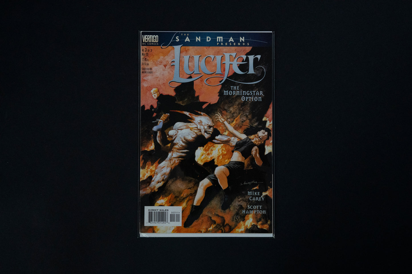 Sandman Presents Lucifer, Complete set #1-3, Vertigo Comics, 1999