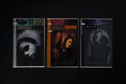 Death the High Cost of Living, Complete set #1-3, Vertigo Comics, 1993