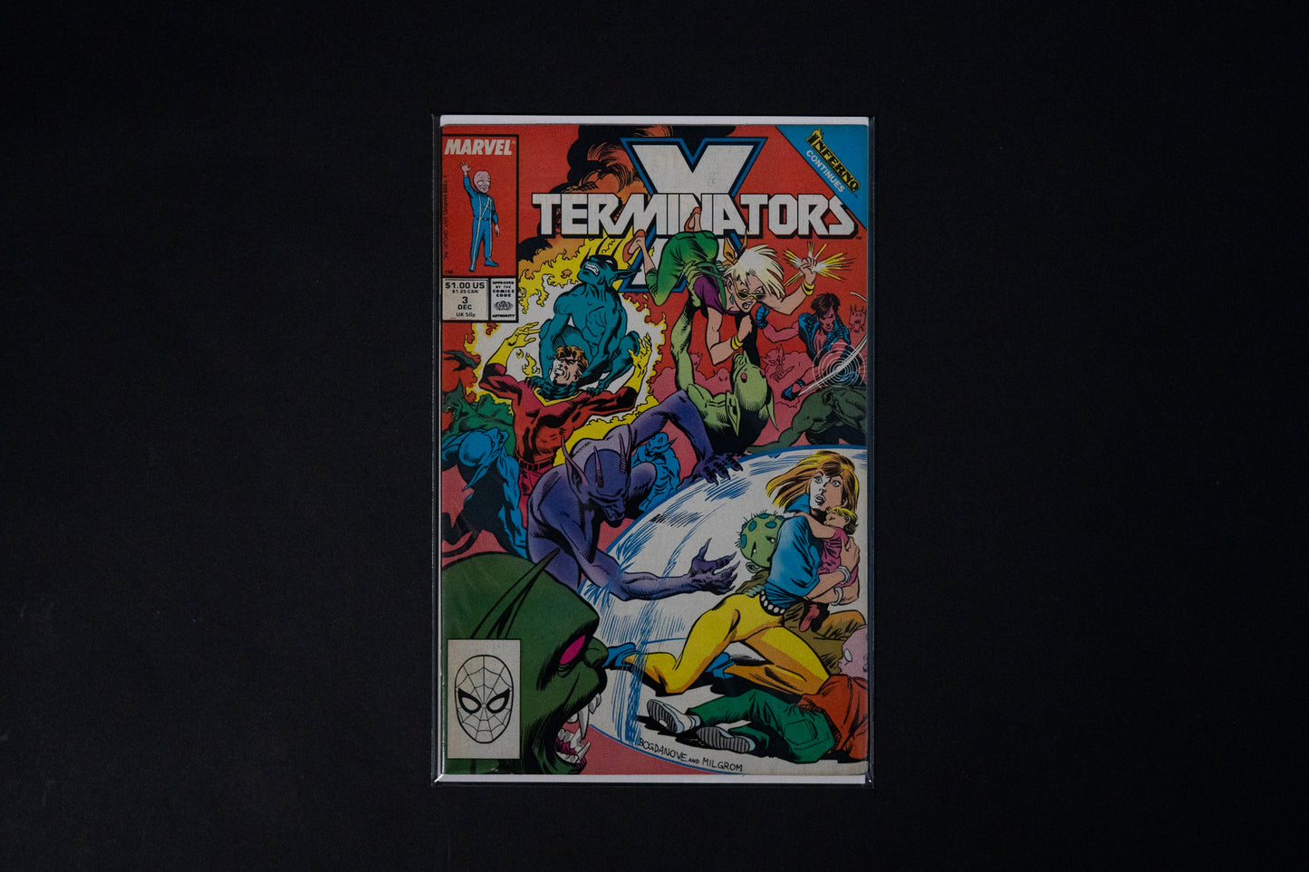 X Terminators, Complete set #1-4, Marvel Comics, 1988
