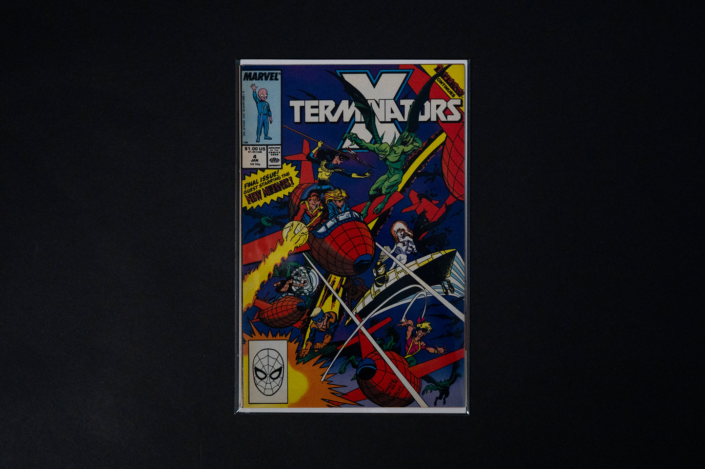 X Terminators, Complete set #1-4, Marvel Comics, 1988