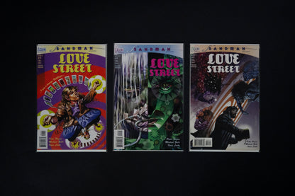 Love Street, Complete set #1-3, Sandman Presents, Vertigo Comics, 1999