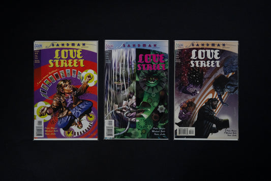 Love Street, Complete set #1-3, Sandman Presents, Vertigo Comics, 1999