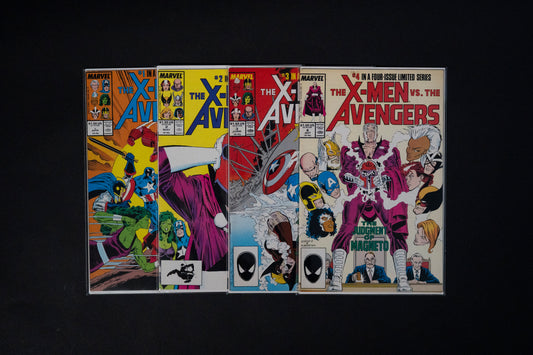 The X-Men Vs. The Avengers, Complete set #1-4, Marvel Comics, 1987