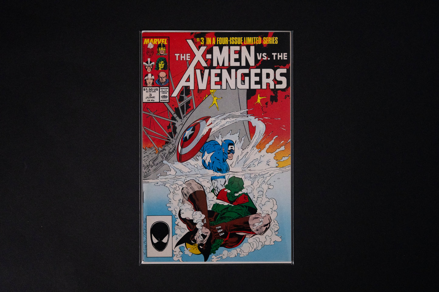 The X-Men Vs. The Avengers, Complete set #1-4, Marvel Comics, 1987