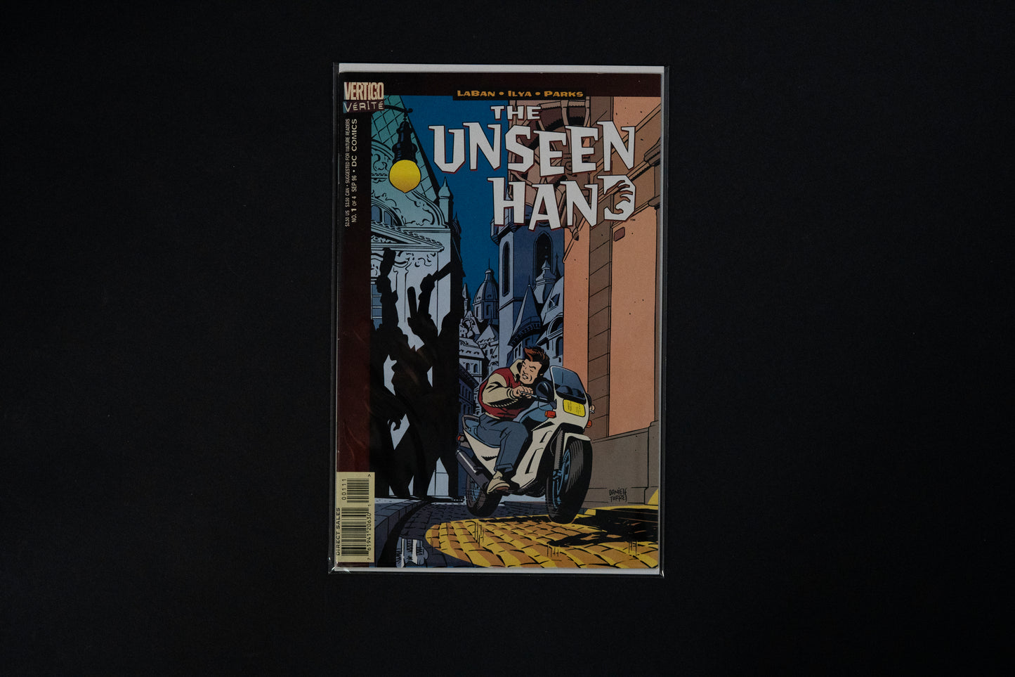 The Unseen Hand, Complete set #1-4, Vertigo Comics, 1996