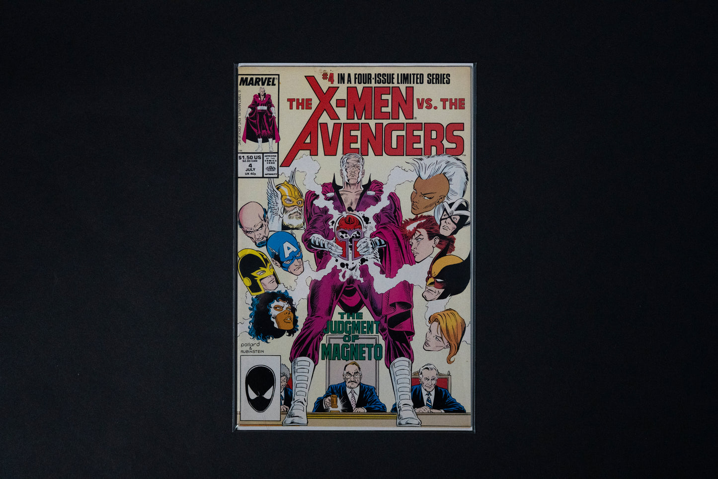 The X-Men Vs. The Avengers, Complete set #1-4, Marvel Comics, 1987