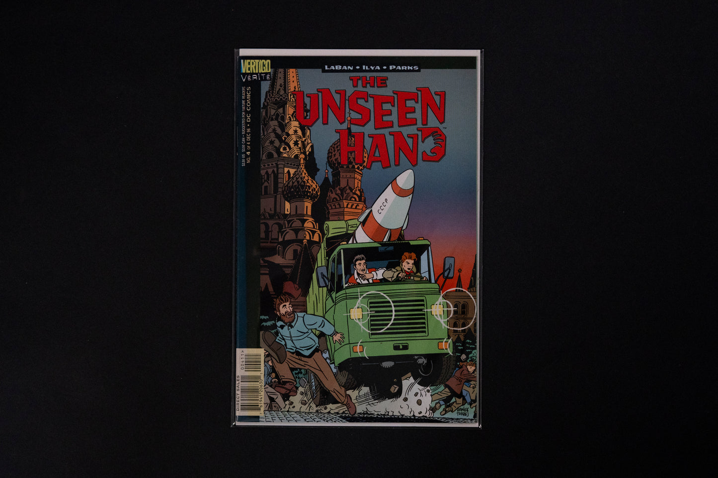 The Unseen Hand, Complete set #1-4, Vertigo Comics, 1996