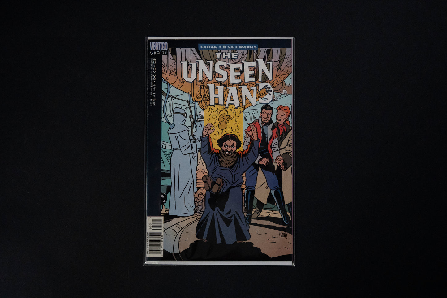 The Unseen Hand, Complete set #1-4, Vertigo Comics, 1996