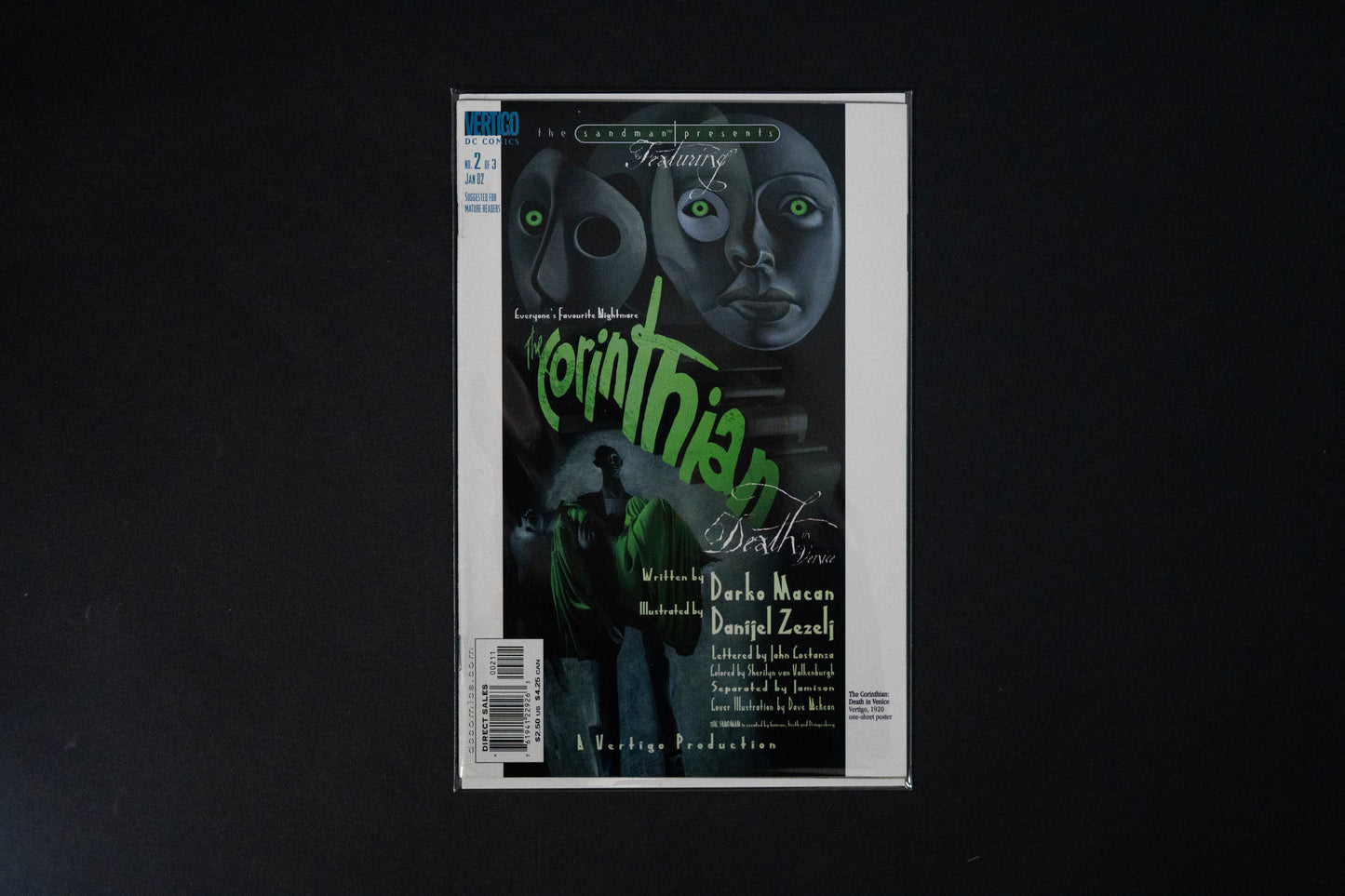 Sandman Presents The Corinthian, Complete set #1-3, Vertigo Comics, 2001