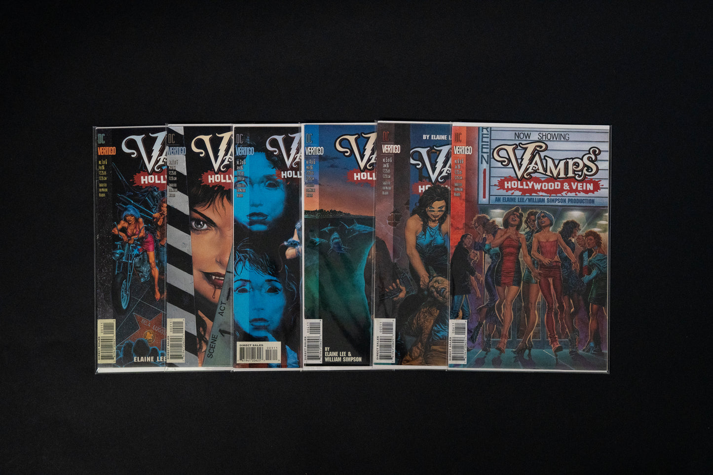 Vamps Hollywood & Vein, Complete set #1-6, Vertigo Comics, 1996