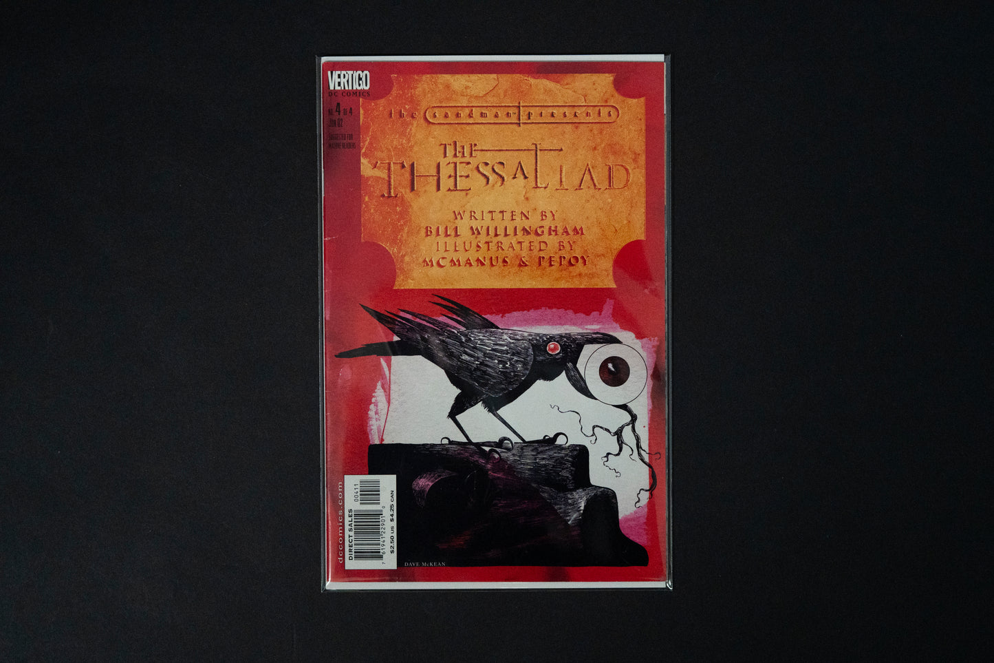 Sandman Presents The Thessaliad, Complete set #1-4, Vertigo Comics, 2002
