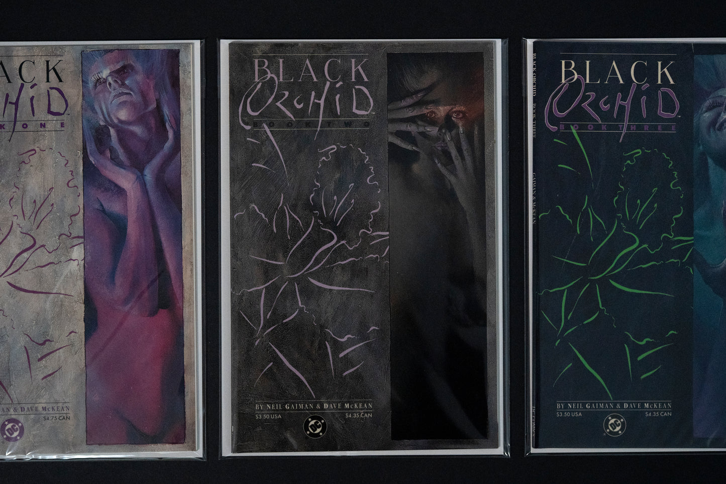 Black Orchid, Complete set books #1-3, DC Comics, 1988