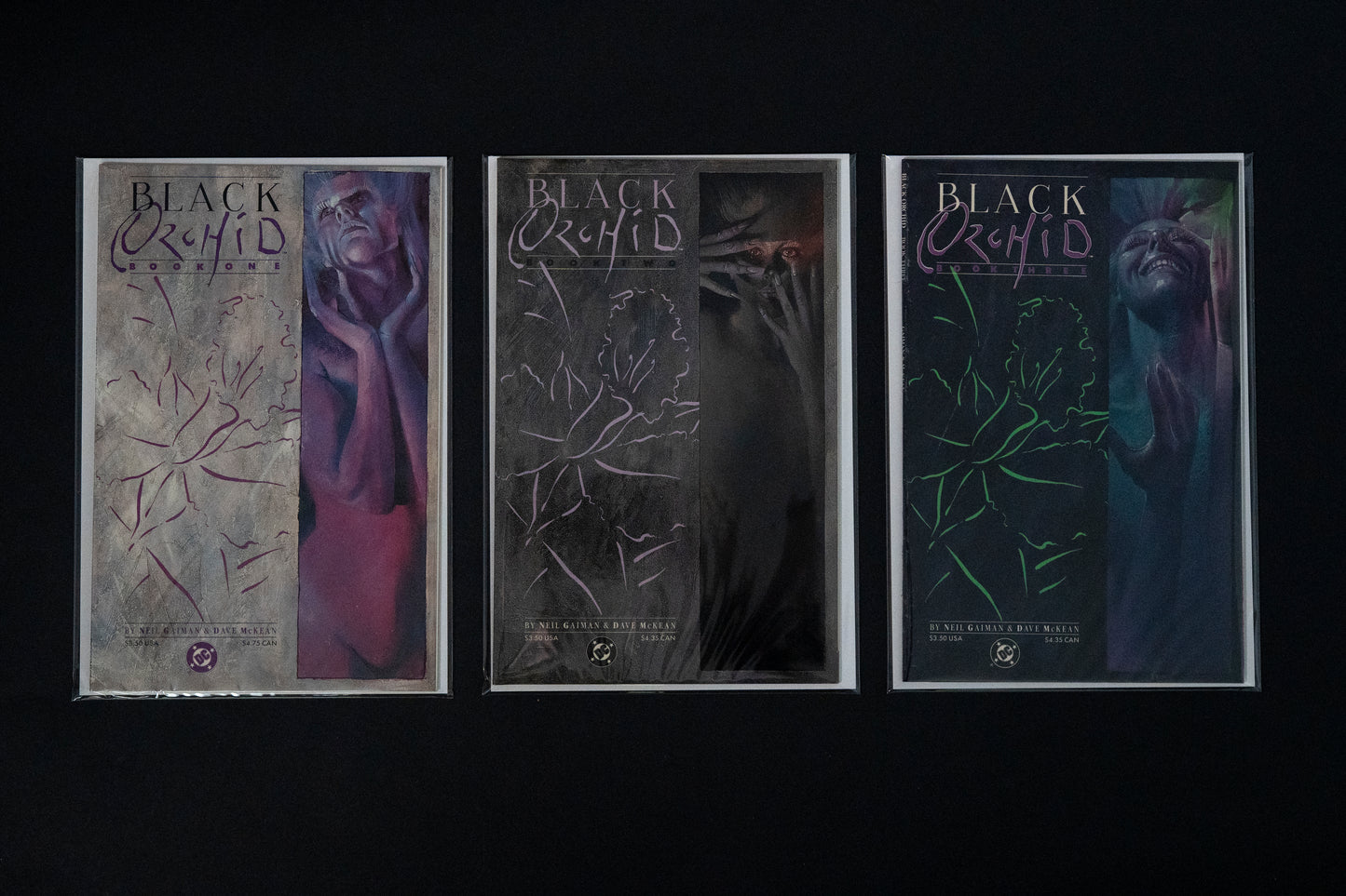 Black Orchid, Complete set books #1-3, DC Comics, 1988