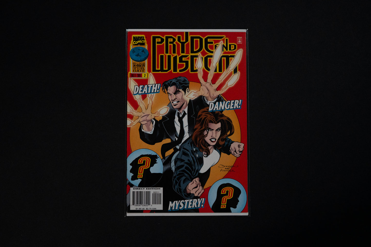 Pryde and Wisdom, Complete Set 1-3, Marvel Comics, 1996