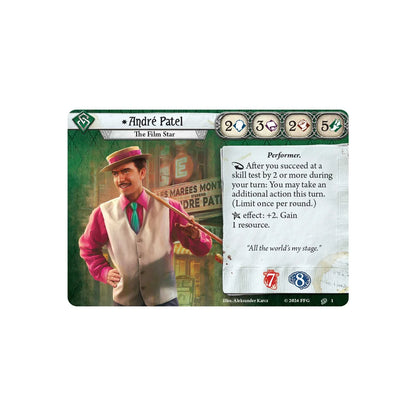 Arkham Horror, Andre Patel Investigator Deck -  New Box Sealed