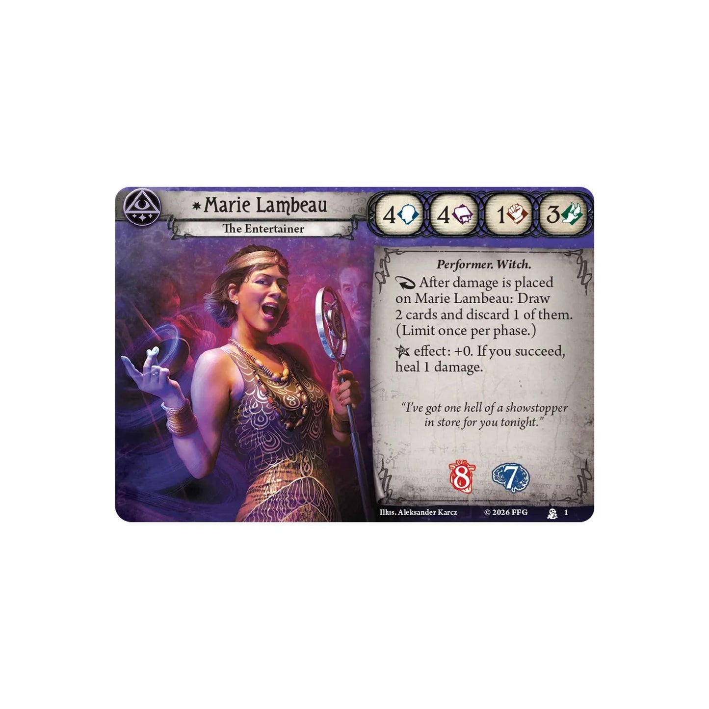 Arkham Horror, Marie Lambeau Investigator Deck -  New Box Sealed