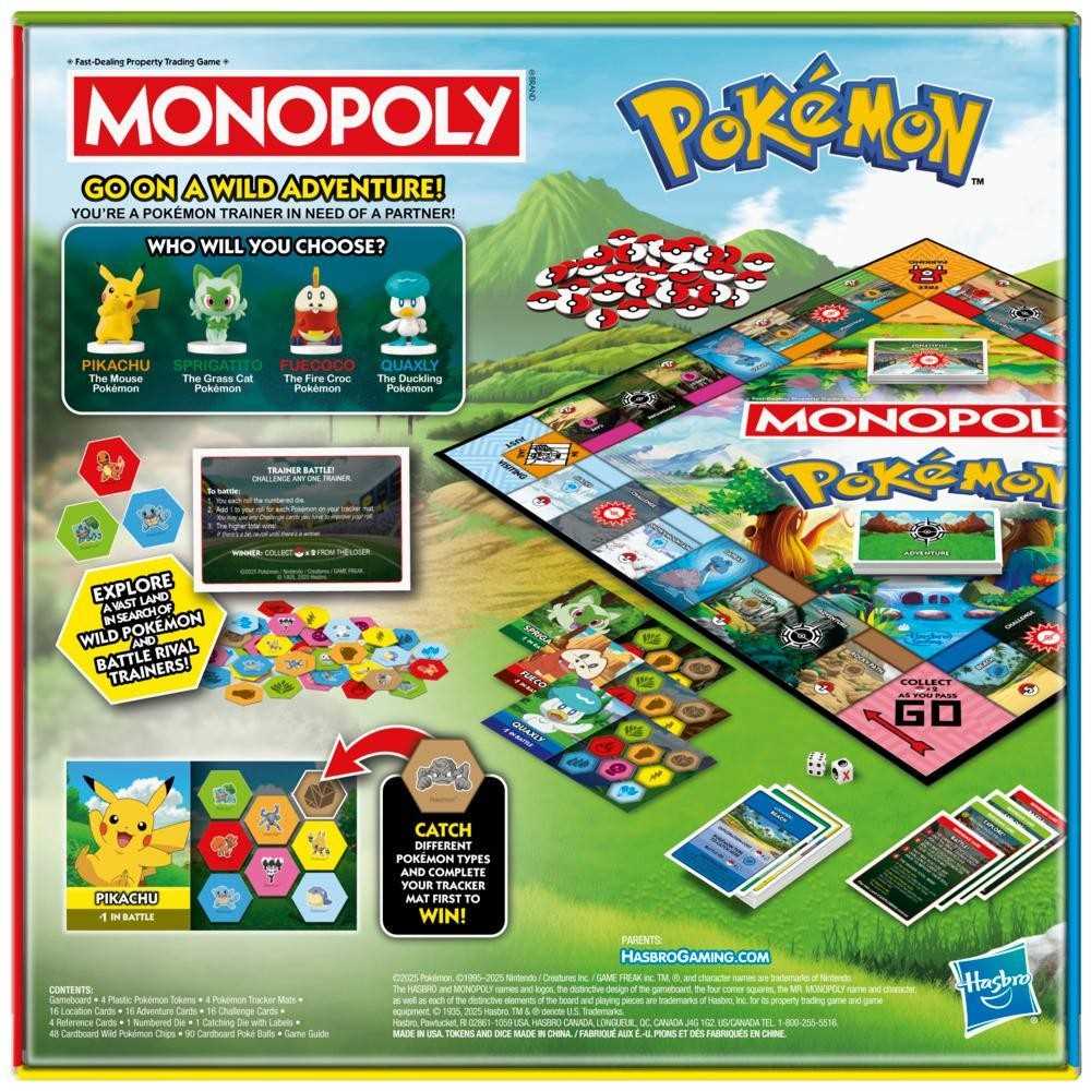 Pokemon Monopoly Hasbro - New Box Sealed