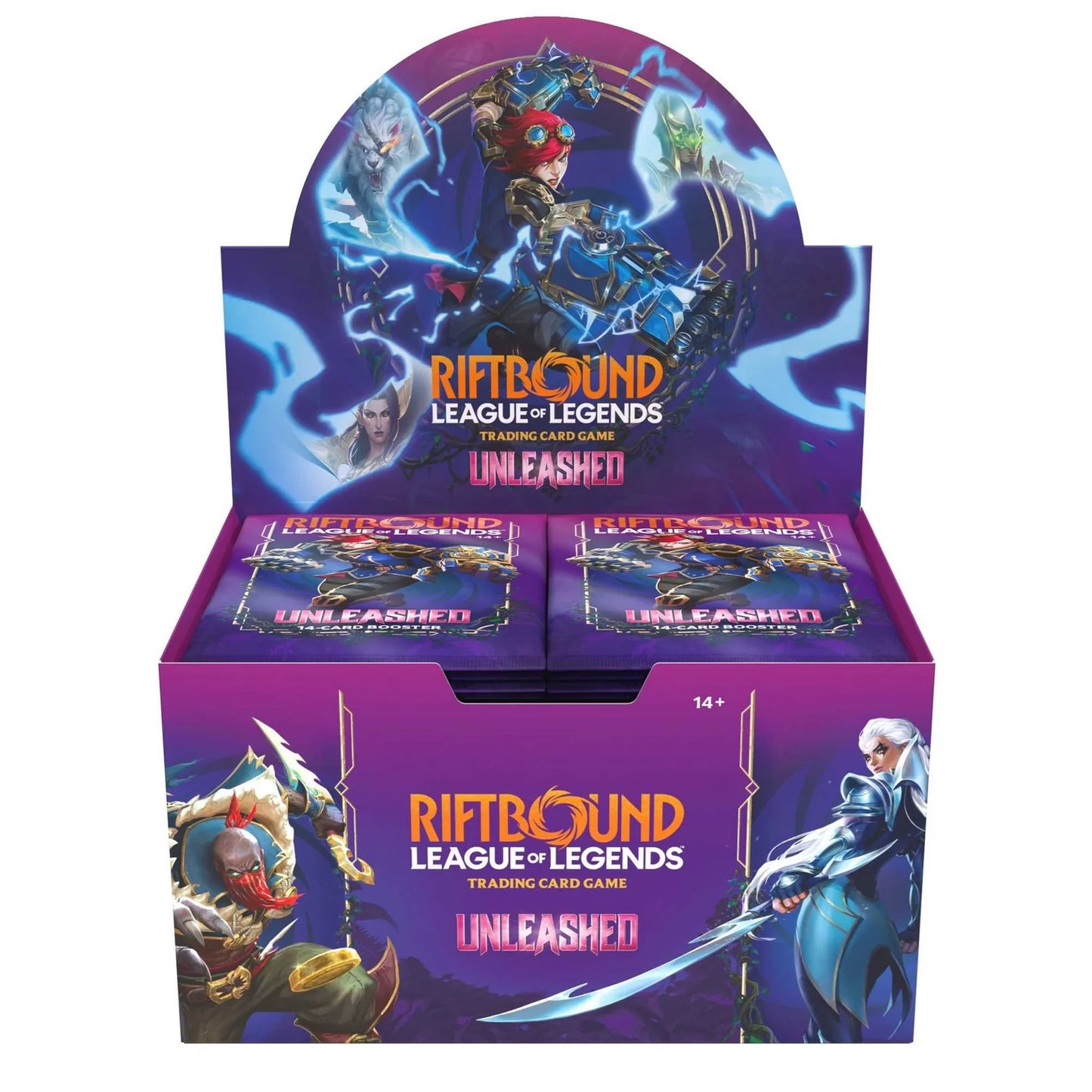 Riftbound, League of Legends, Unleashed, Booster Box, Boxed Sealed, English