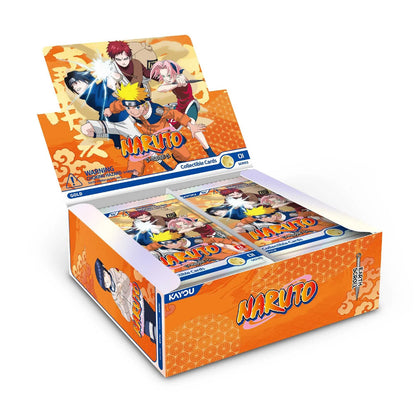 NARUTO-Smriti Collectible Cards-Earth Scroll Foil-001B-EMEA- Booster Box (20pc), New Sealed