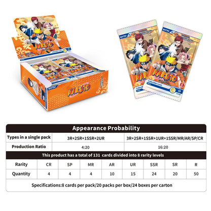 NARUTO-Smriti Collectible Cards-Earth Scroll Foil-001B-EMEA- Booster Box (20pc), New Sealed
