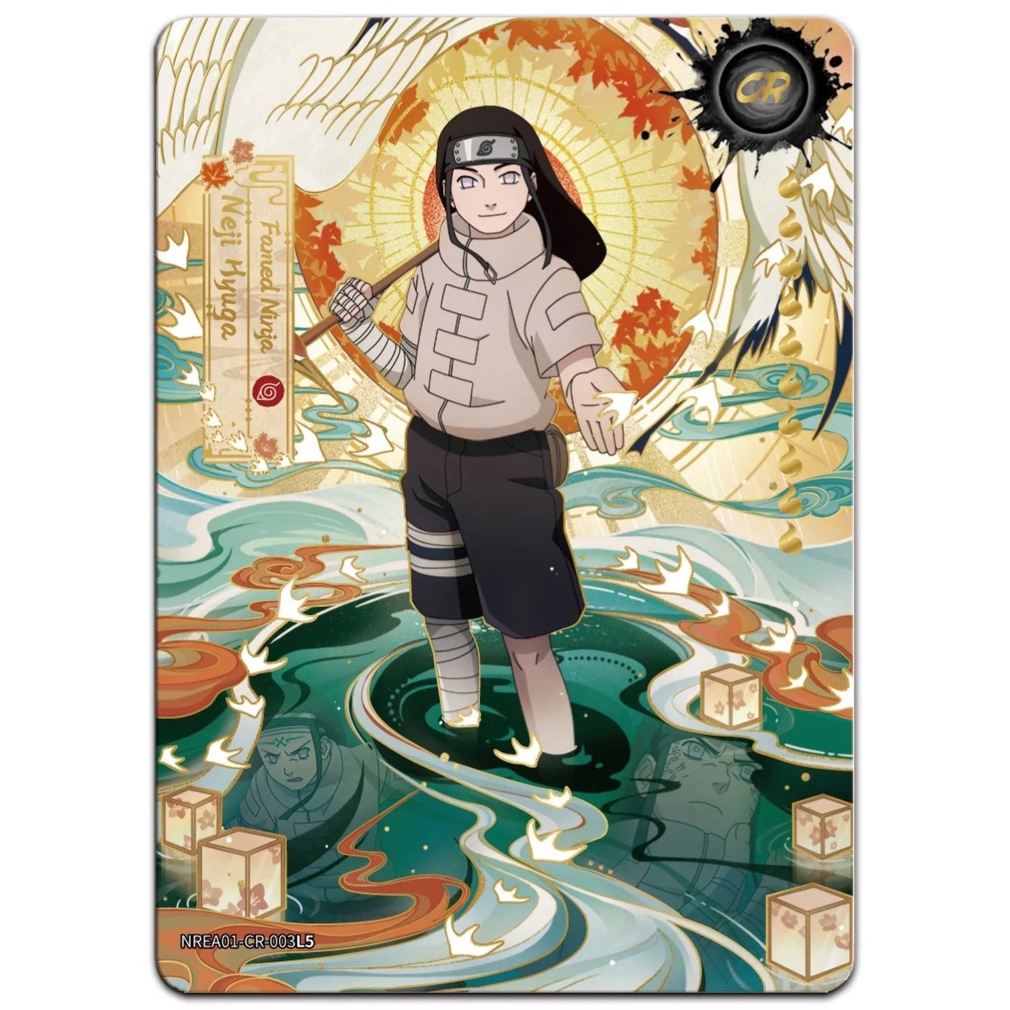 NARUTO-Smriti Collectible Cards-Earth Scroll Foil-001B-EMEA- Booster Box (20pc), New Sealed