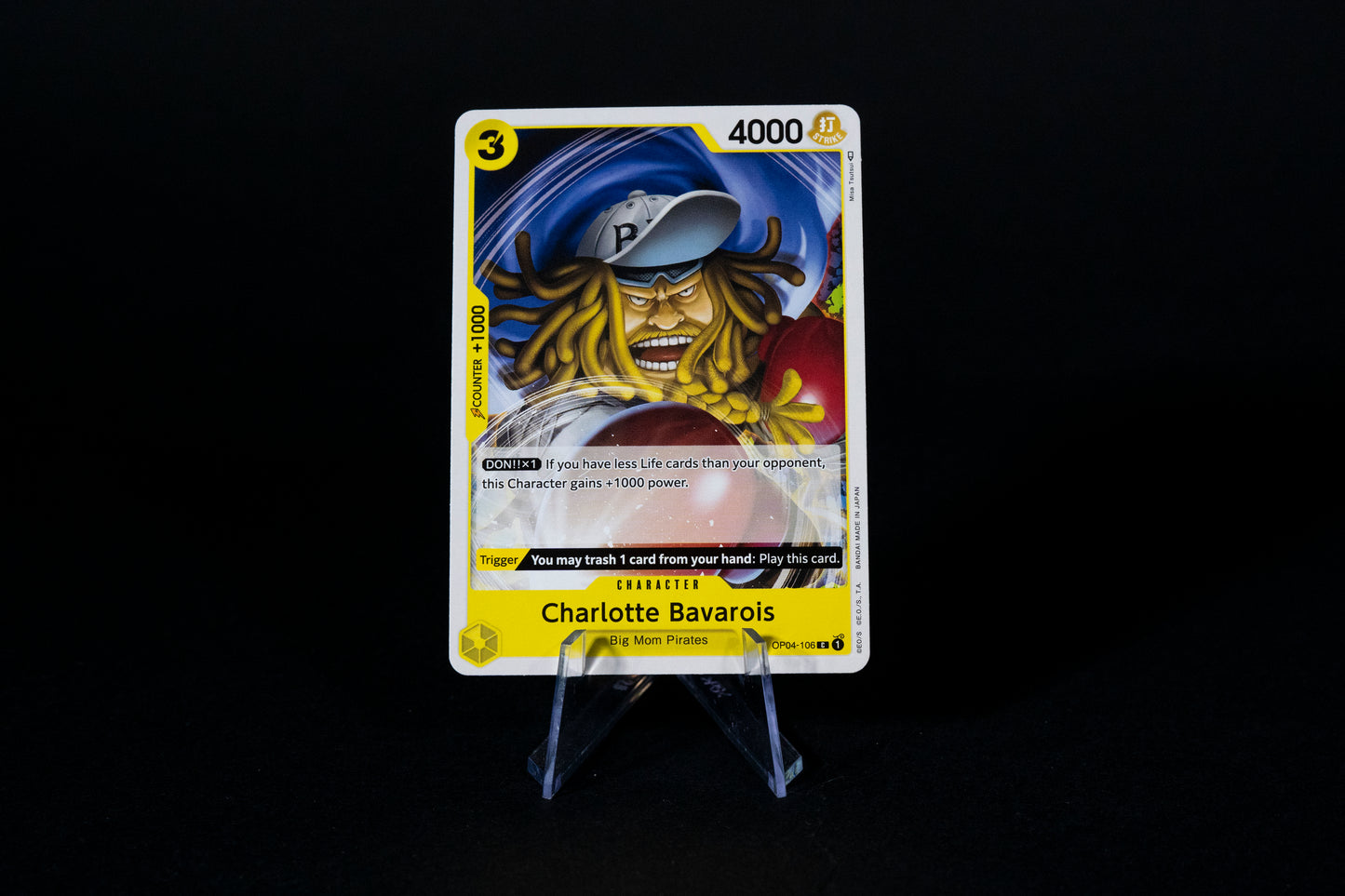 OP04-106, Charlotte Bavarois, One Piece, Kingdoms of Intrigue, Common, Ungraded, English