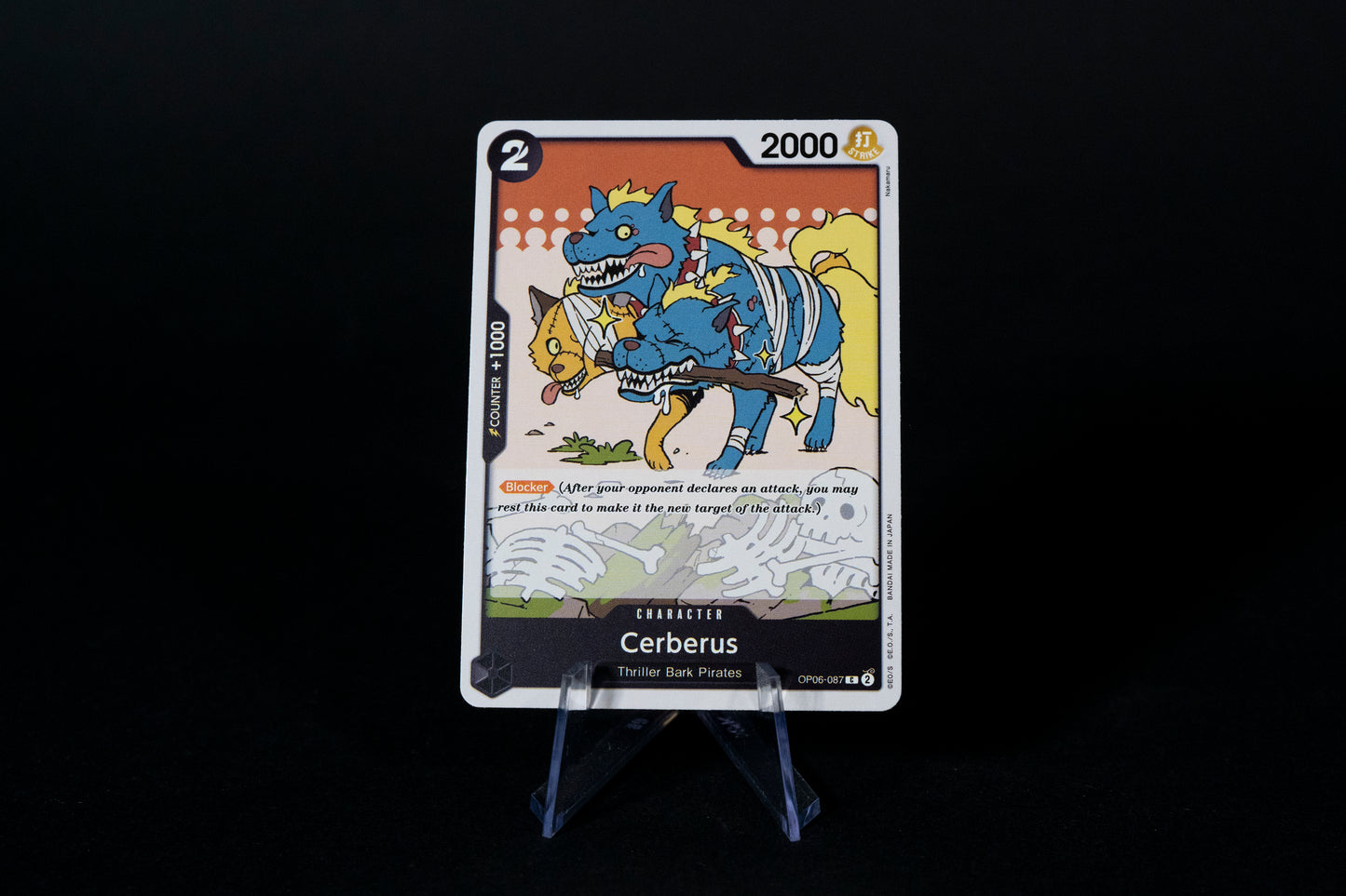 OP06-087, Cerberus, One Piece, Wings of the Captain, Common, Ungraded, English