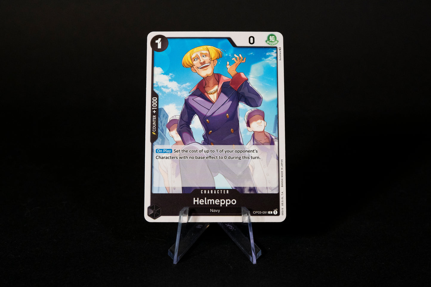 OP03-091, Helmeppo, One Piece, Pillars of Strength, Common, Ungraded, English