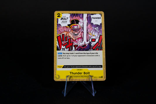 OP03-121, Thunder Bolt, One Piece, Pillars of Strength, Common, Ungraded, English